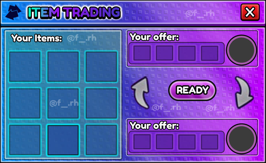 Trading Items UI