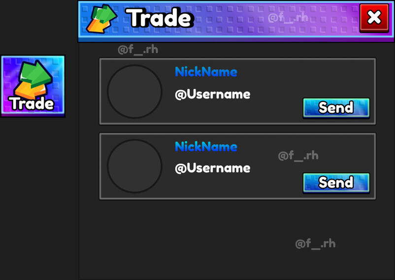 Trade UI